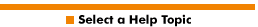 Select a Help Topic